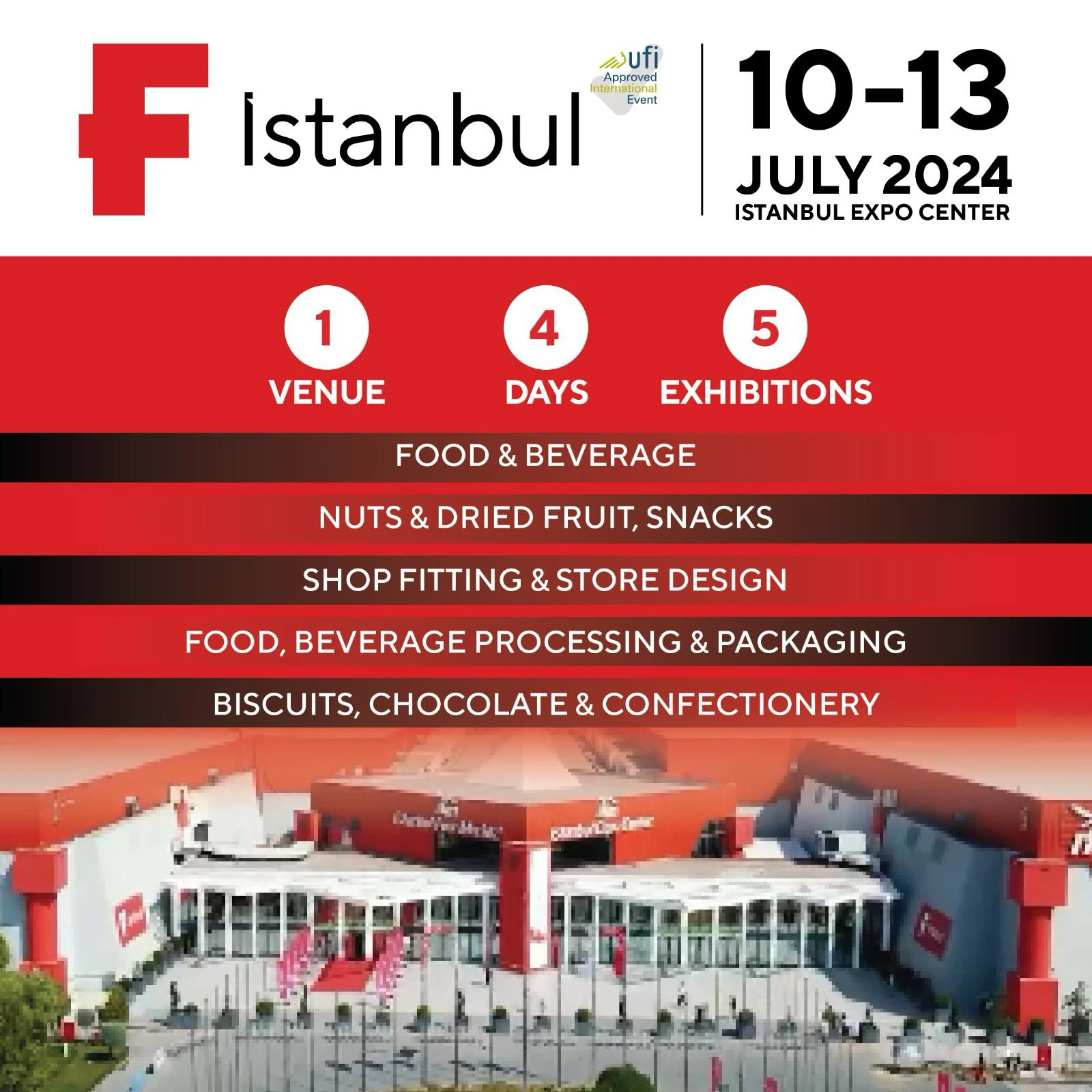 F Istanbul Salon Des Produits Alimentaires et Des Boissons et Des Technologies De Production